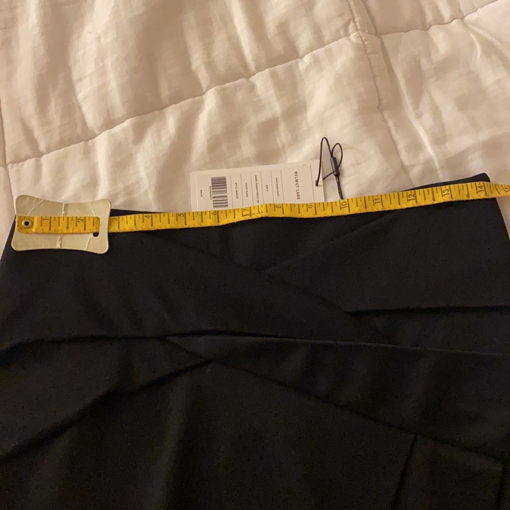 NWT HELMUT LANG KNIT DRAPE SKIRT - Picture 9 of 9